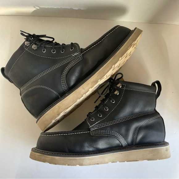 Bonanza Boots FRONTIER PLUS 6" Men's Moc Toe Work Boot - Built For Tough Jobs. - Picture 6 of 12